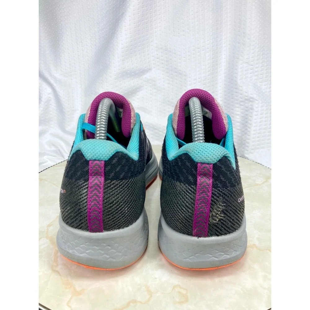 Saucony Canyon TR Trail Running Shoes Women 8.5 Black Pink Athletic Gym Sneakers